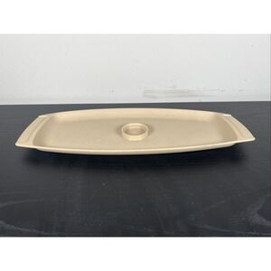 Vintage Tupperware 771-5 Tan‎ Chip Plate